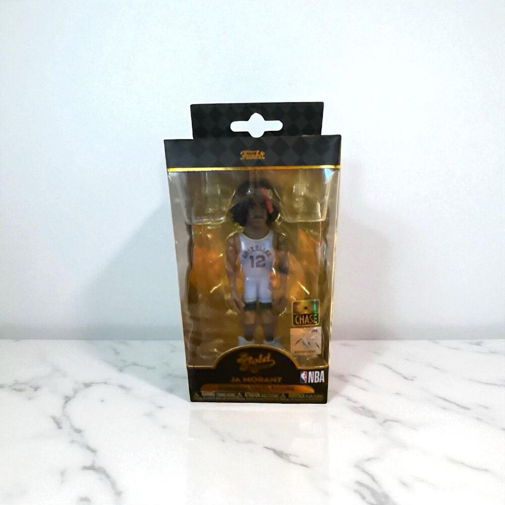 Funko Ja Morant Vinyl Gold 5 in Series 2 Memphis Grizzlies #12 New